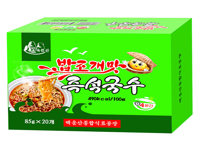 Scallop flavored instant noodles (85g×20 packs/case)